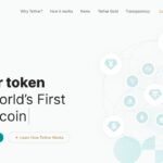 Tether official website homepage